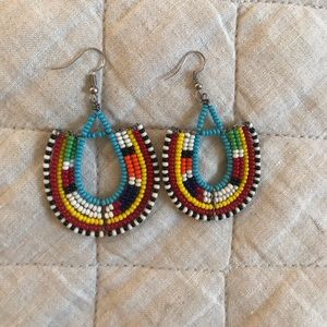 Multicolor handmade earrings!